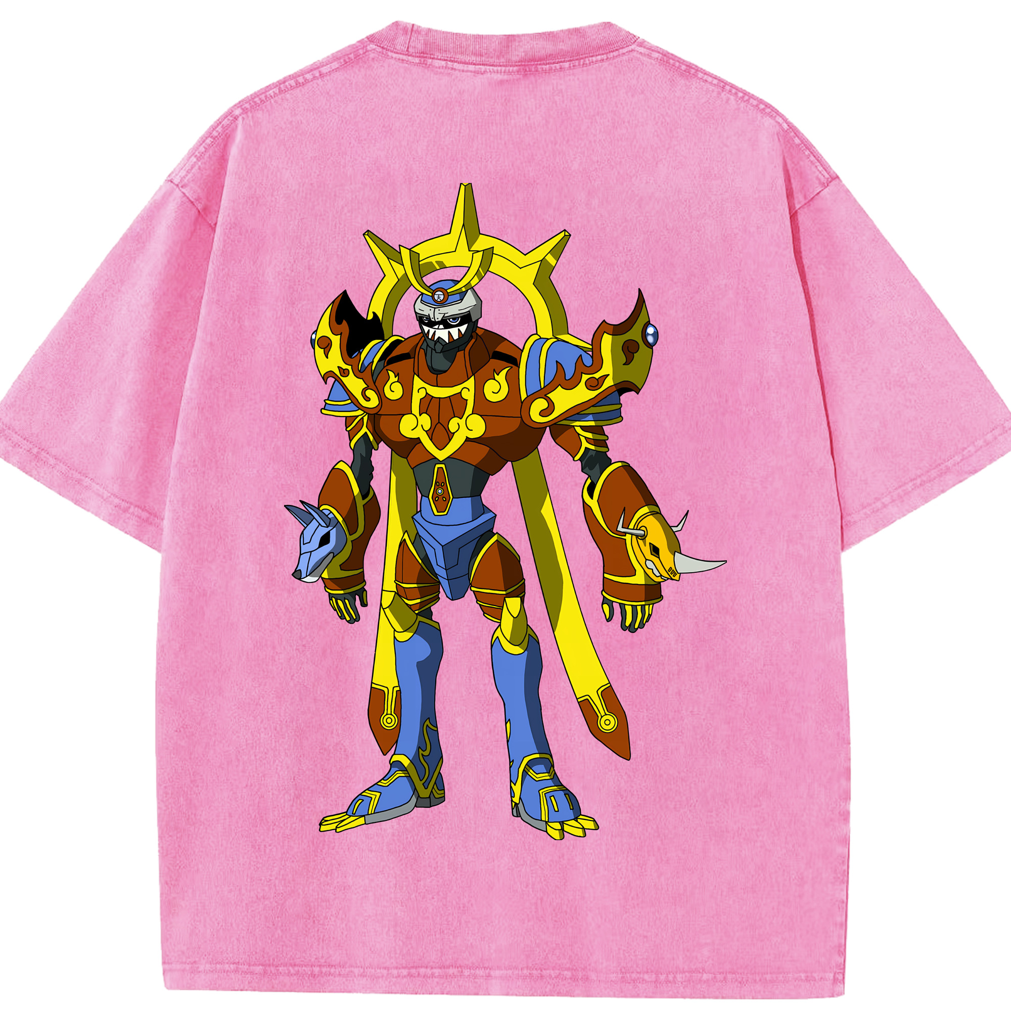 （画像用） Digimon デジタルモンスター/デジモン 綿100% ヴィンテージ風 半袖Tシャツ（背面プリント）
